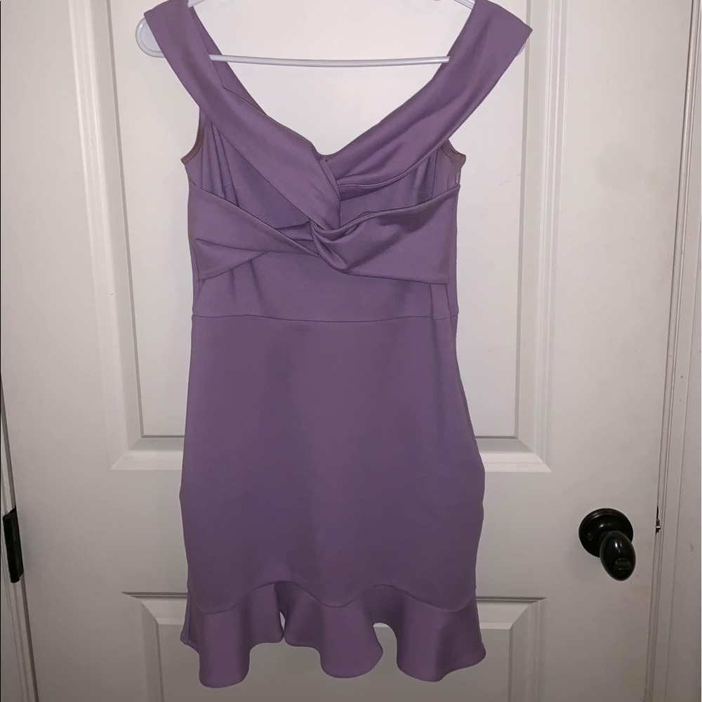 Purple NBD dress